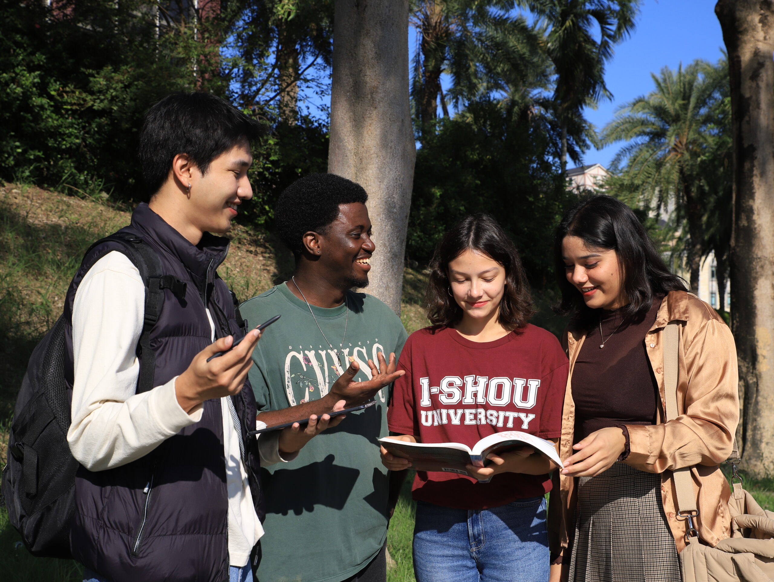 BBA students on campus